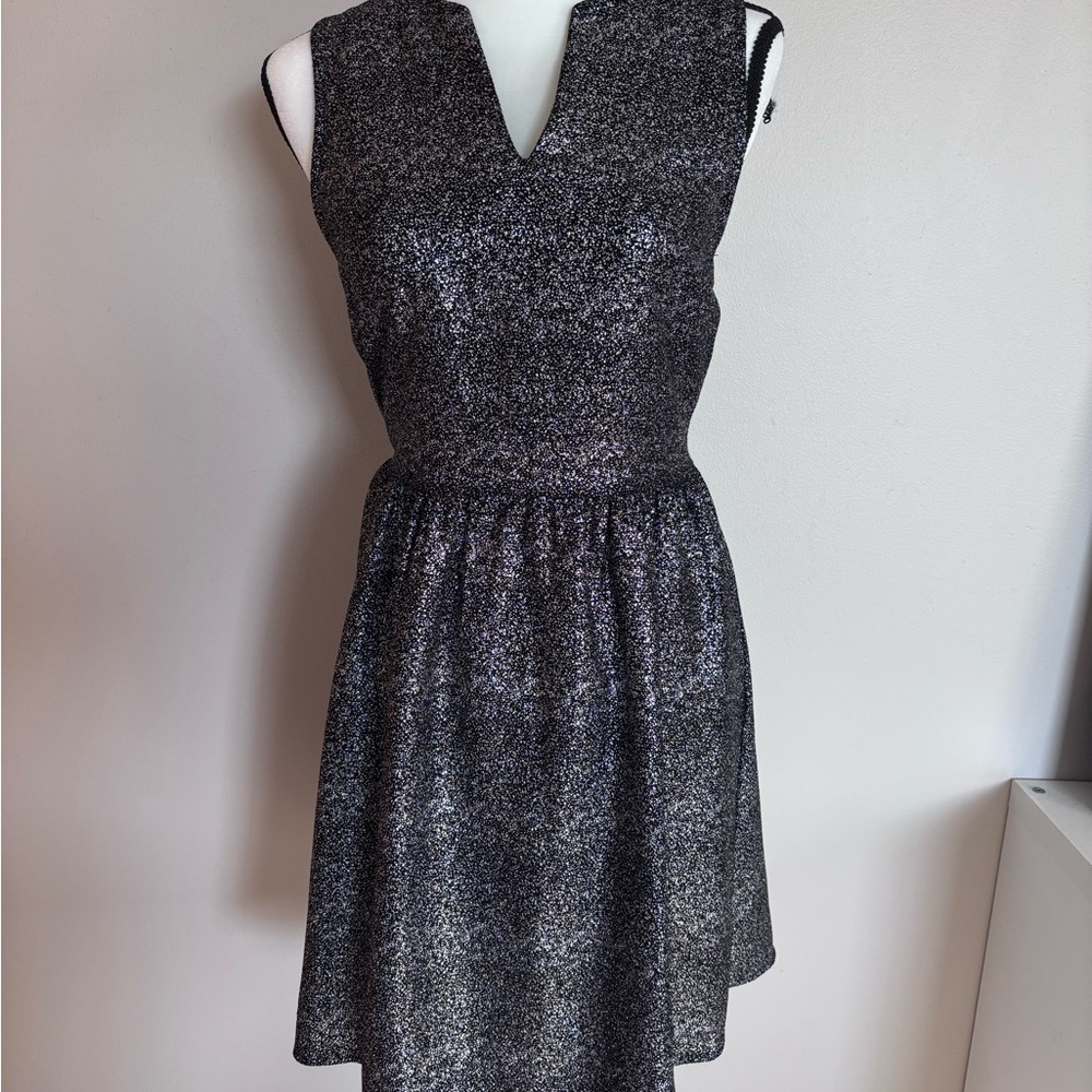 GB Gianni Bini Shimmering Black Mini Dress